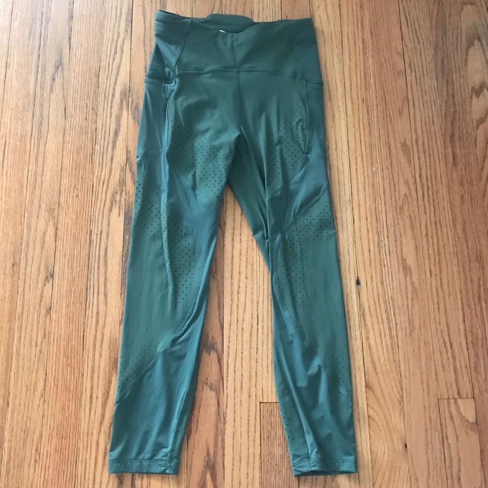 Green Lululemon Leggings